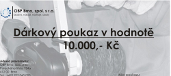 Dárkový poukaz v hodnotě 10.000,- Kč