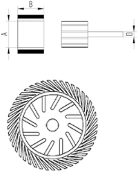 30x20x6 mm C60 - Lamelový prstenec G-WENDT