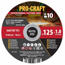 Sada řezných kotoučů Procraft CD125x1.0b | CD125x1.0b